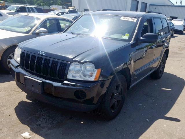 1J8GR48K07C504325 - 2007 JEEP GRAND CHER BLACK photo 2