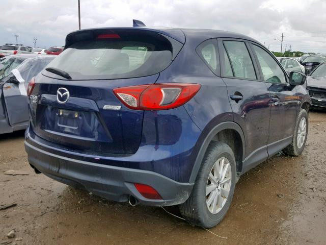 JM3KE4BE9E0329952 - 2014 MAZDA CX-5 SPORT BLUE photo 4