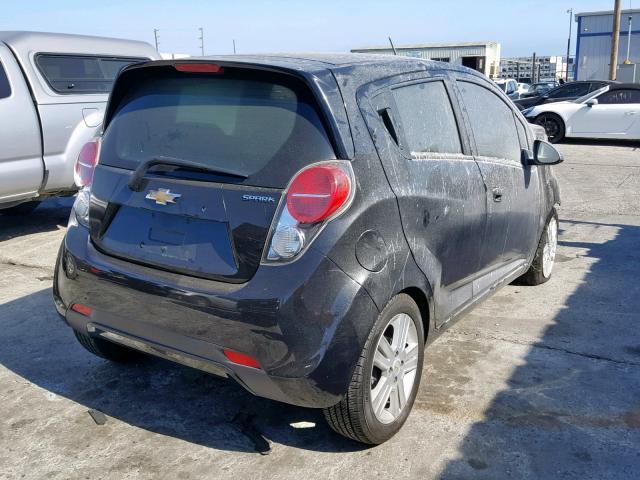 KL8CD6S93EC546287 - 2014 CHEVROLET SPARK 1LT BLACK photo 4