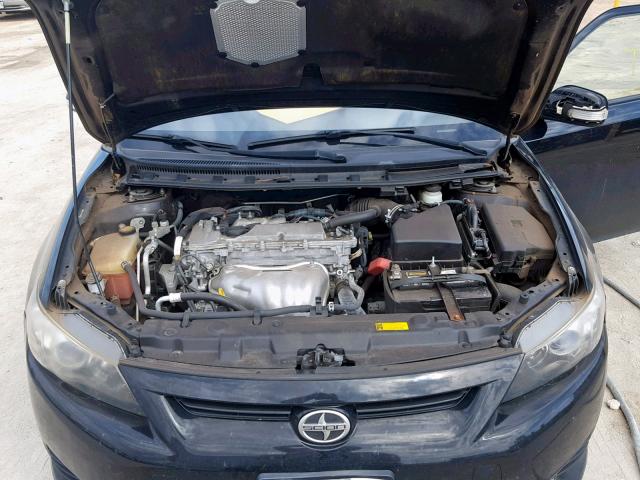 JTKJF5C77D3060587 - 2013 TOYOTA SCION TC შავი ფოტო 7