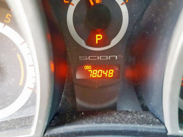 JTKJF5C77D3060587 - 2013 TOYOTA SCION TC შავი ფოტო 8