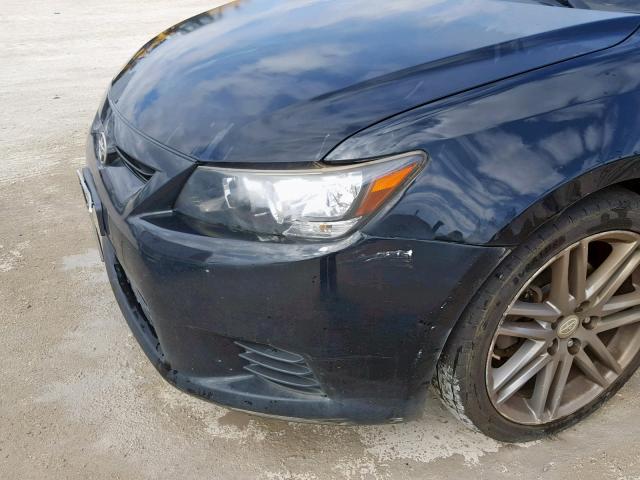 JTKJF5C77D3060587 - 2013 TOYOTA SCION TC შავი ფოტო 9