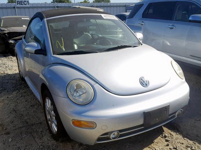 3VWCM21Y04M303040 - 2004 VOLKSWAGEN NEW BEETLE GRAY photo 1