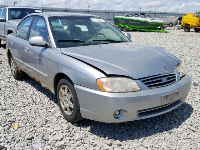 KNAFB121835262868 - 2003 KIA SPECTRA BA SILVER photo 1