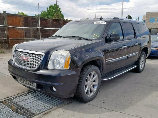 1GKFK66837J185190 - 2007 GMC YUKON XL D BLACK photo 2