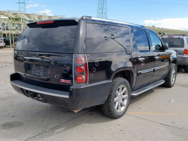 1GKFK66837J185190 - 2007 GMC YUKON XL D BLACK photo 4