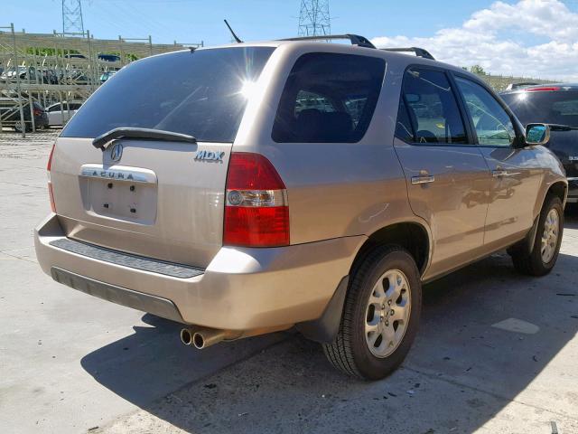 2HNYD186X2H545816 - 2002 ACURA MDX TOURIN TAN photo 4