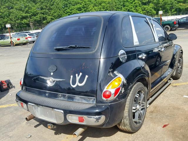 3C4FY48B15T529225 - 2005 CHRYSLER PT CRUISER BLACK photo 4