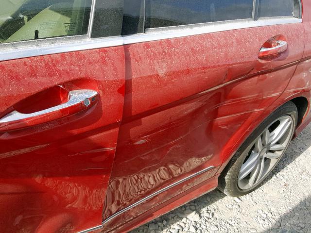 WDDGF4HB8ER310755 - 2014 MERCEDES-BENZ C 250 RED photo 10