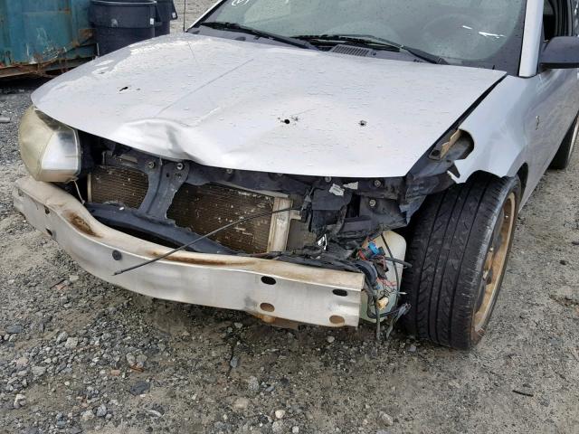 1G8AM12F85Z106189 - 2005 SATURN ION LEVEL SILVER photo 9