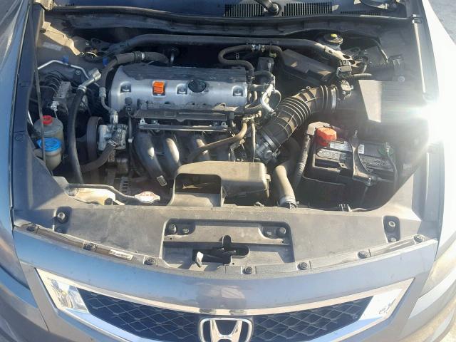 1HGCS1B82AA000191 - 2010 HONDA ACCORD EXL GRAY photo 7