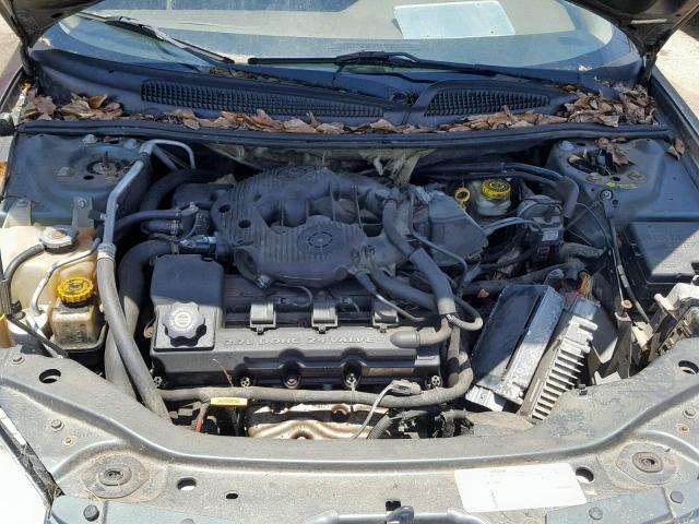 1B3EL36T54N139650 - 2004 DODGE STRATUS SE GREEN photo 7