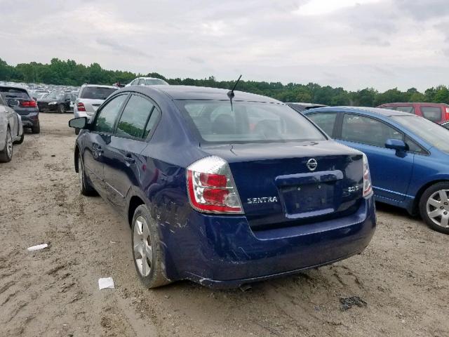 3N1AB61E37L677233 - 2007 NISSAN SENTRA 2.0 BLUE photo 3