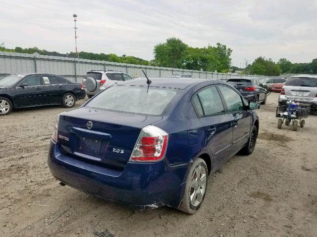 3N1AB61E37L677233 - 2007 NISSAN SENTRA 2.0 BLUE photo 4