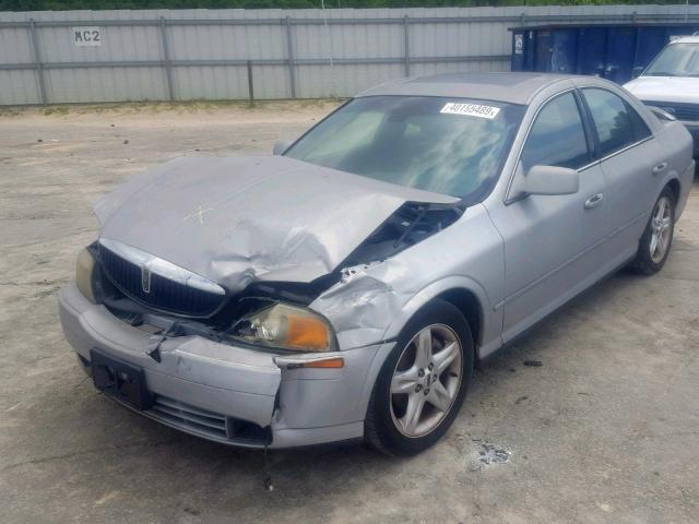 1LNHM87A82Y678998 - 2002 LINCOLN LS SILVER photo 2