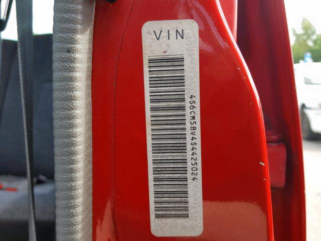 4S6CM58V4S4425024 - 1995 HONDA PASSPORT E 红色 照片 10