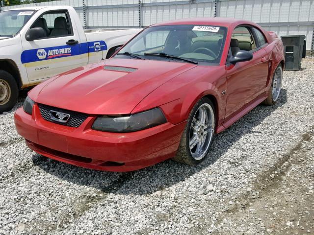 1FAFP42X3YF292166 - 2000 FORD MUSTANG GT RED photo 2