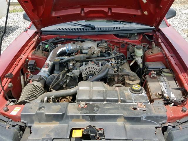 1FAFP42X3YF292166 - 2000 FORD MUSTANG GT RED photo 7