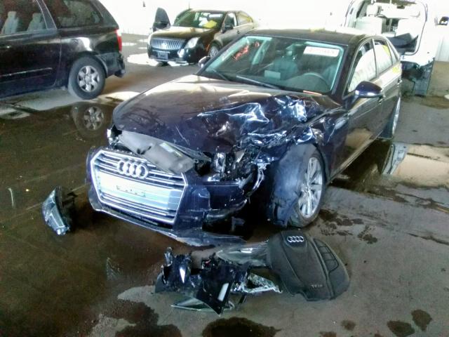 WAUGMAF44HN064718 - 2017 AUDI A4 ULTRA P BLUE photo 2