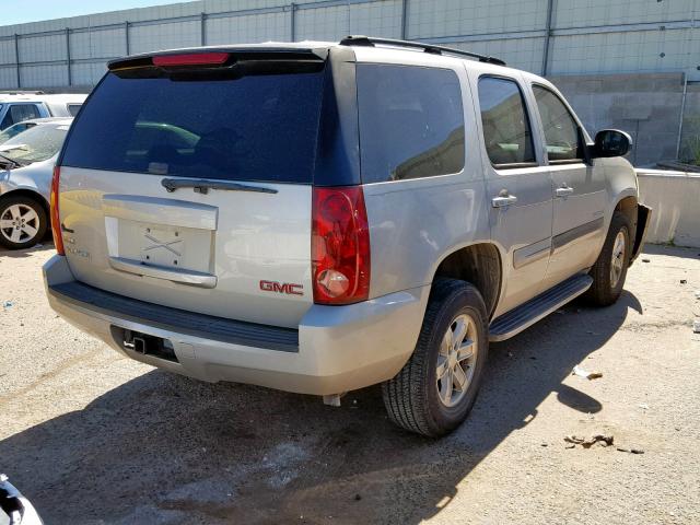 1GKFK13027R243809 - 2007 GMC YUKON SILVER photo 4