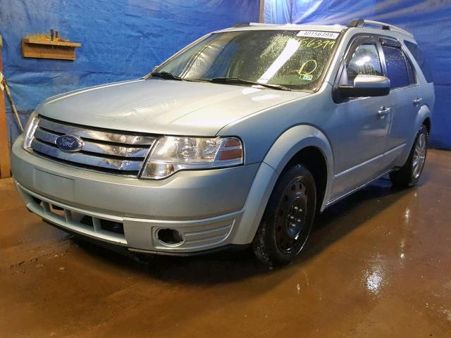 1FMDK06W88GA14377 - 2008 FORD TAURUS X L BLUE photo 2