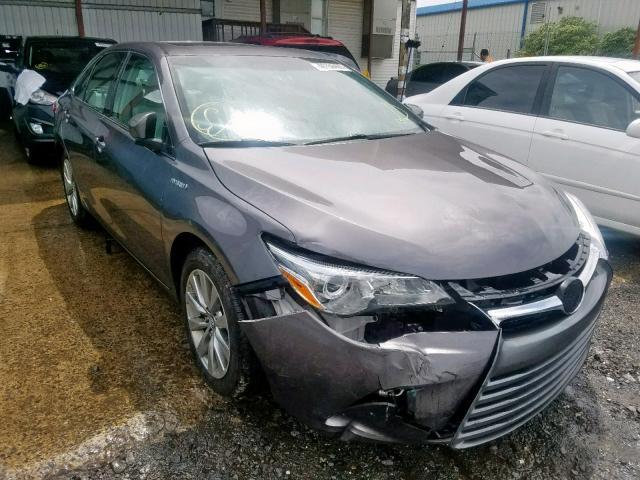 4T1BD1FK3GU194761 - 2016 TOYOTA CAMRY HYBR GRAY photo 1