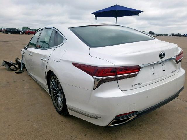 JTHB51FF4J5006334 - 2018 LEXUS LS 500 WHITE photo 3