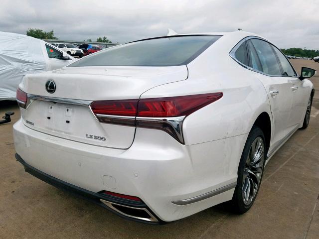 JTHB51FF4J5006334 - 2018 LEXUS LS 500 WHITE photo 4