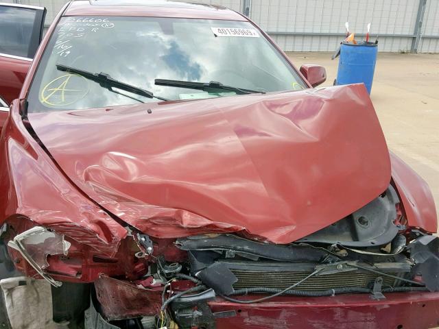 1G1ZE5E77AF150495 - 2010 CHEVROLET MALIBU LTZ 红色 照片 7