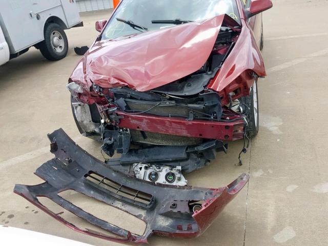 1G1ZE5E77AF150495 - 2010 CHEVROLET MALIBU LTZ 红色 照片 9