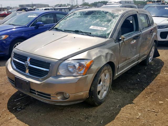 1B3HB48B48D746676 - 2008 DODGE CALIBER SX BEIGE photo 2