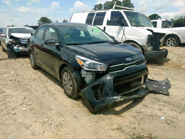 3KPA24ABXKE203638 - 2019 KIA RIO S BLACK photo 1