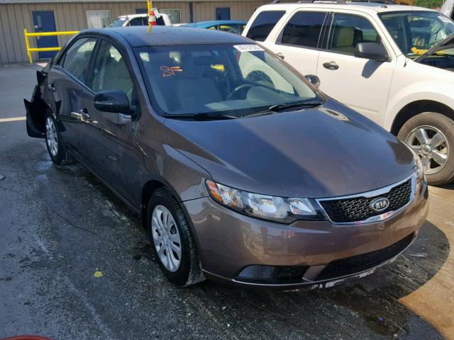 KNAFU4A21D5655134 - 2013 KIA FORTE EX BROWN photo 1