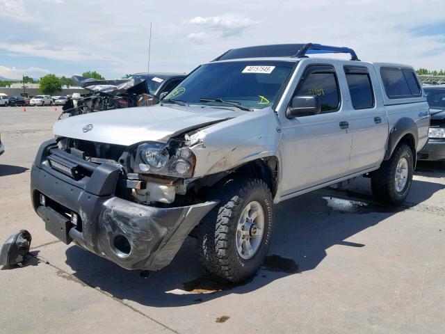 1N6ED27Y01C326816 - 2001 NISSAN FRONTIER C GRAY photo 2