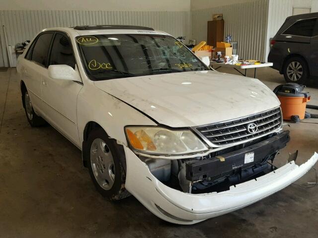 4T1BF28B03U326804 - 2003 TOYOTA AVALON XL WHITE photo 1