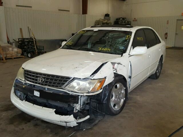 4T1BF28B03U326804 - 2003 TOYOTA AVALON XL WHITE photo 2