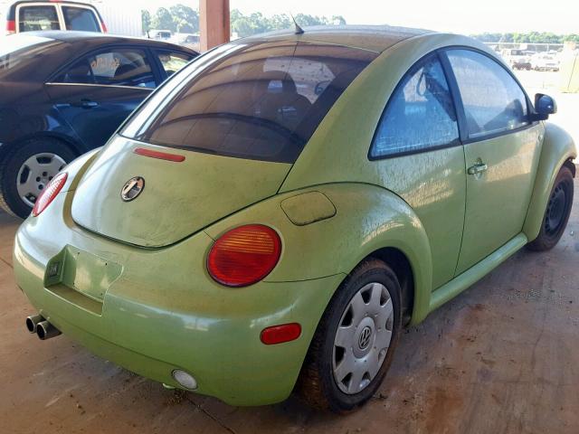 3VWCC21C9XM412849 - 1999 VOLKSWAGEN NEW BEETLE მწვანე ფოტო 4