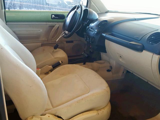 3VWCC21C9XM412849 - 1999 VOLKSWAGEN NEW BEETLE მწვანე ფოტო 5