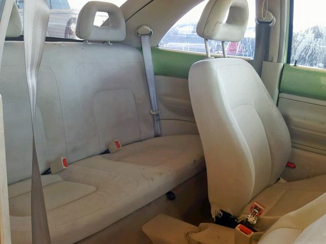 3VWCC21C9XM412849 - 1999 VOLKSWAGEN NEW BEETLE მწვანე ფოტო 6