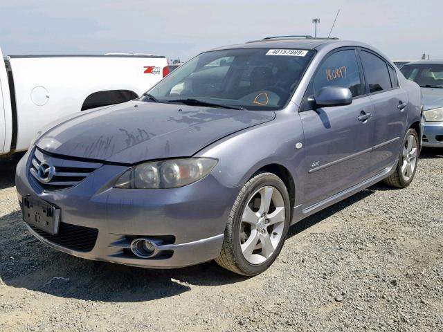 JM1BK123941186489 - 2004 MAZDA 3 S SILVER photo 2