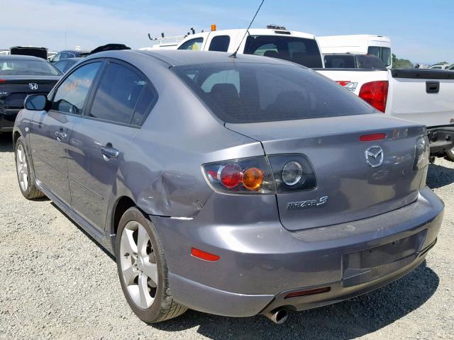 JM1BK123941186489 - 2004 MAZDA 3 S SILVER photo 3