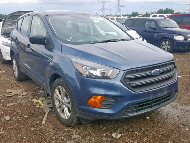 1FMCU0F71JUC67725 - 2018 FORD ESCAPE S BLUE photo 1