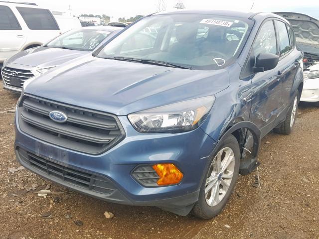 1FMCU0F71JUC67725 - 2018 FORD ESCAPE S BLUE photo 2