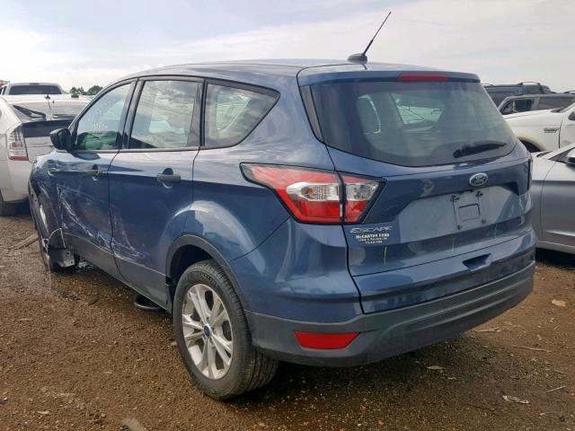 1FMCU0F71JUC67725 - 2018 FORD ESCAPE S BLUE photo 3