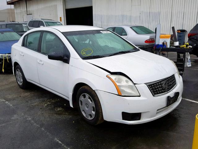 3N1AB61E87L622809 - 2007 NISSAN SENTRA 2.0 WHITE photo 1