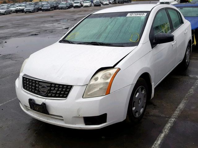 3N1AB61E87L622809 - 2007 NISSAN SENTRA 2.0 WHITE photo 2