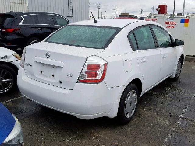 3N1AB61E87L622809 - 2007 NISSAN SENTRA 2.0 WHITE photo 4