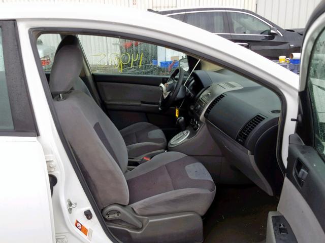 3N1AB61E87L622809 - 2007 NISSAN SENTRA 2.0 WHITE photo 5