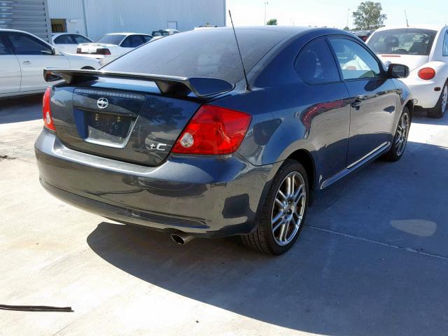 JTKDE167970146817 - 2007 TOYOTA SCION TC GRAY photo 4
