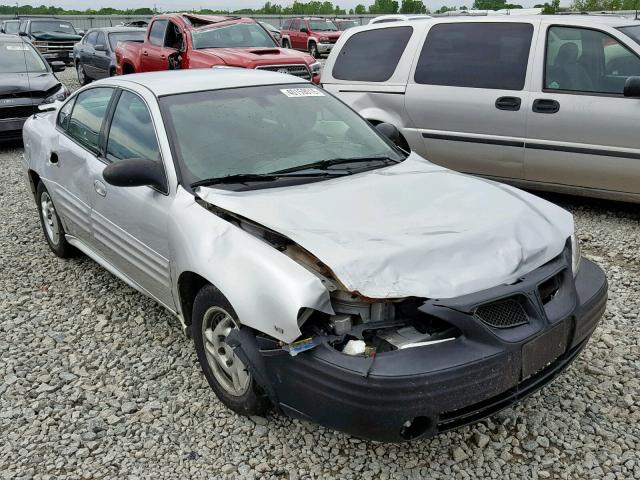 1G2NE52F12C289157 - 2002 PONTIAC GRAND AM S SILVER photo 1